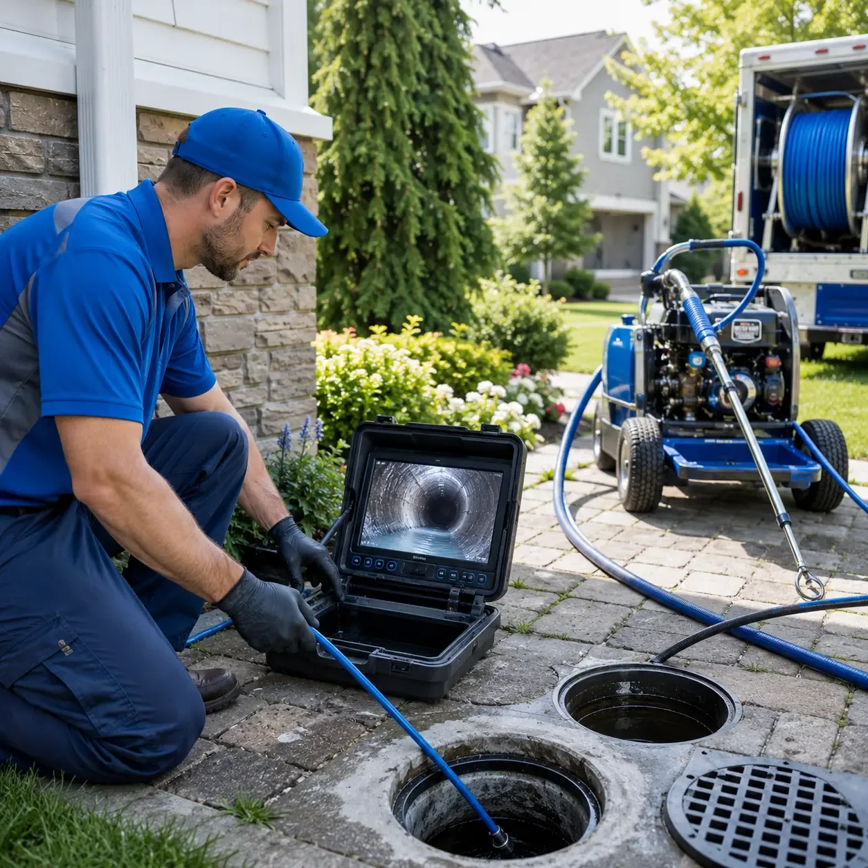 Outdoor drain cleaning professionals serving Hiawatha, KS